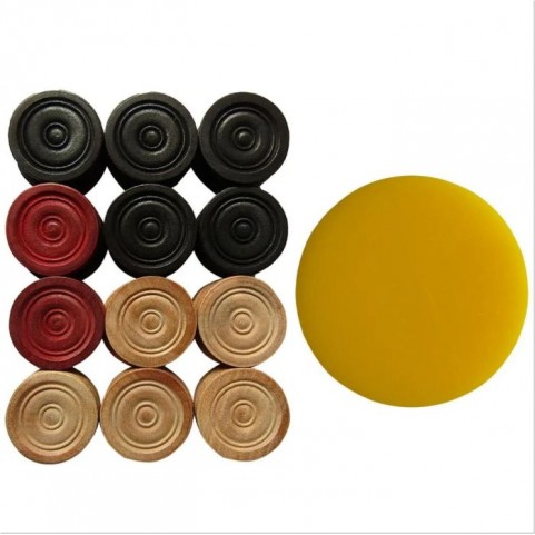 Thrax Turbo Carrom Board Full Size With Coins And Striker