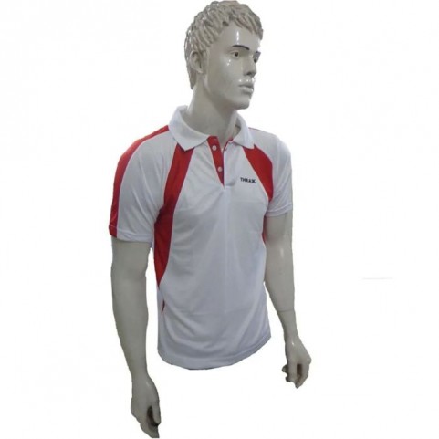 Thrax Badminton T Shirt Red And White Size Small Thrax Badminton T Shirt Red And White Size Small