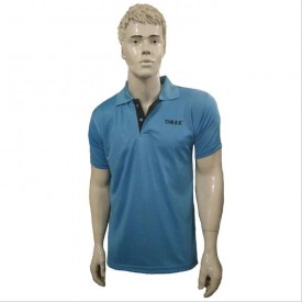 Thrax Badminton T Shirt Sky Blue Size Small