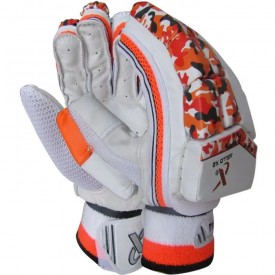 Thrax Aello X 2 Cricket Batting Gloves Standard Size Right Hand Red and White