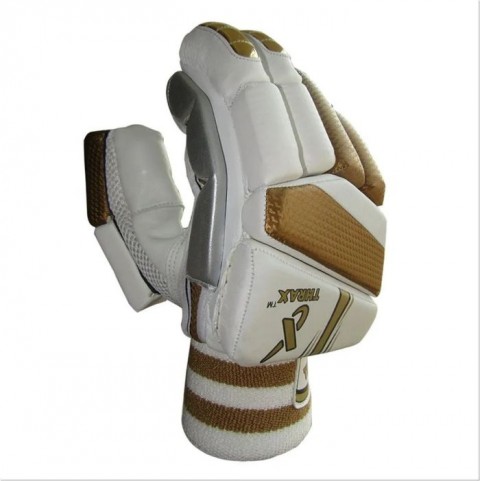 Thrax Gold Edition Cricket Batting Gloves Mens RH