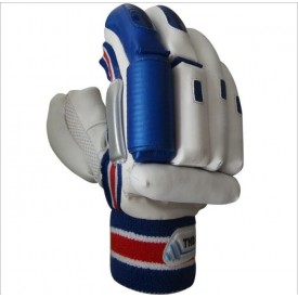 Thrax ST 1800 Cricket Batting Gloves White Blue
