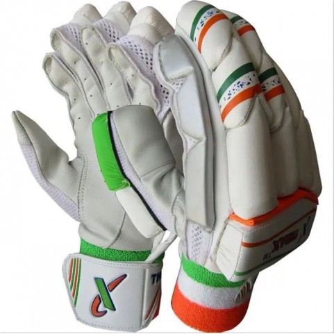 Thrax All In One Tri Colour Cricket Batting Gloves