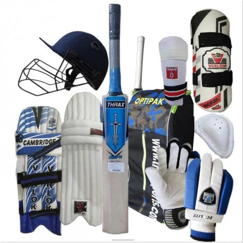 Thrax Cricket Kit Size 6 Junior With English Willow Bat