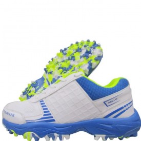 HITMAX Cricket Shoes for Boys and Men 5 UK White Blue  Amazonin Shoes   Handbags