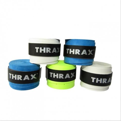 Thrax PU Based Super Foam Breathable Badminton Grip Set Of 5 Assorted Colour