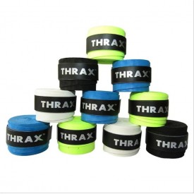 Thrax PU Based Super Foam Breathable Badminton Grip Set Of 10 Assorted Colour