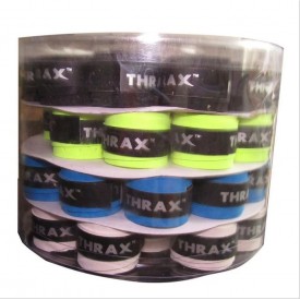 Thrax PU Based Super Foam Breathable Badminton Grip Set Of 60 Assorted Colour