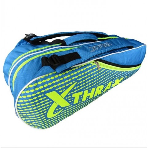 Thrax JX 01 Badminton Kit Bags Sky Blue And Lime