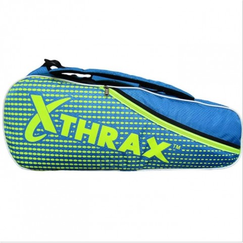 Thrax JX 01 Badminton Kit Bags Sky Blue And Lime