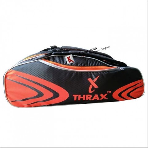 Thrax MX 01 Badminton Kit Bag Grey And Orange
