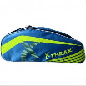 Thrax NS Series Badminton Kit Bag Sky Blue And Lime