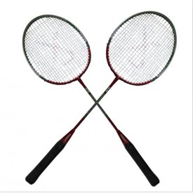 Set Of 2 Thrax NANO CAB 22 Badminton Racket Red