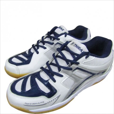 Thrax Court Power 005 Badminton Shoes White Silver Navy