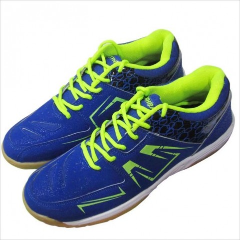 Thrax Court Power 777 Badminton Shoes Blue Lime