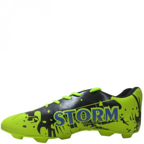 Thrax Storm Football Shoes Lime Black